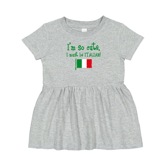 Inktastic So Cute Italian Girls Baby Dress