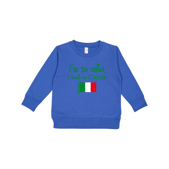 Inktastic So Cute Italian Toddler Sweatshirt