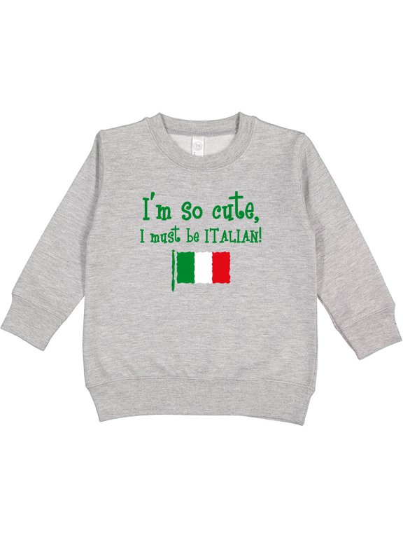 Inktastic So Cute Italian Toddler Sweatshirt