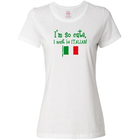 Inktastic So Cute Italian Women's T-Shirt