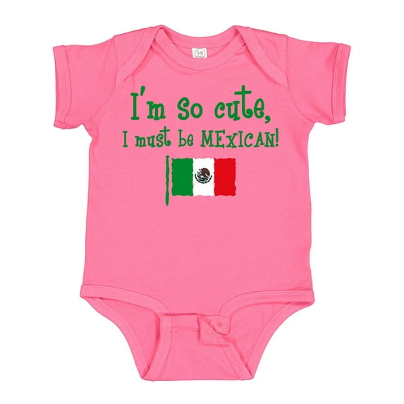 Inktastic So Cute Mexican Boys or Girls Baby Bodysuit