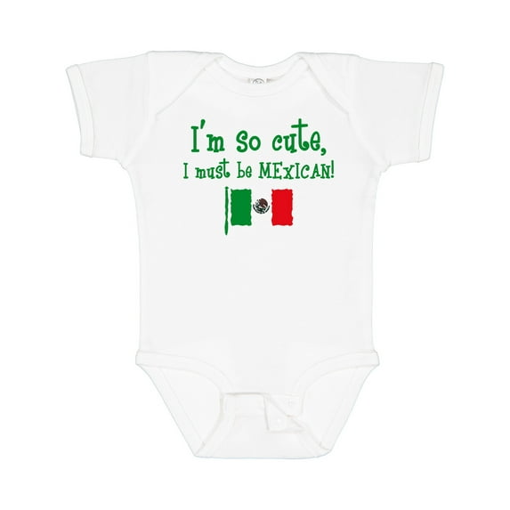 Inktastic So Cute Mexican Boys or Girls Baby Bodysuit