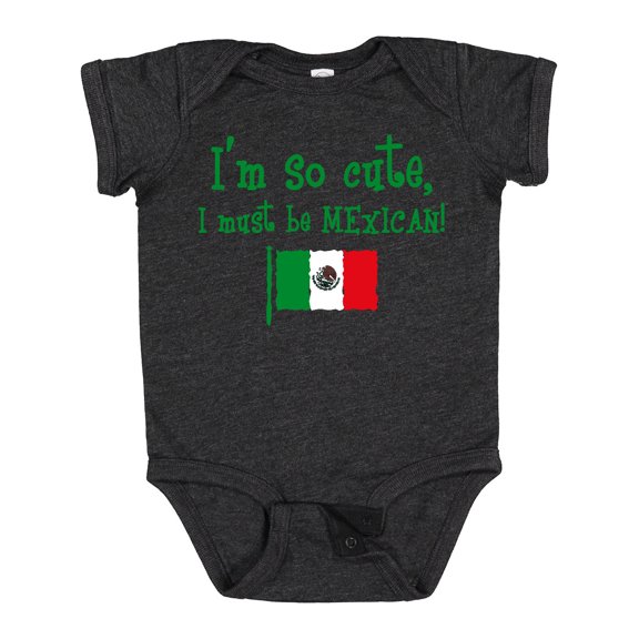 Inktastic So Cute Mexican Boys or Girls Baby Bodysuit