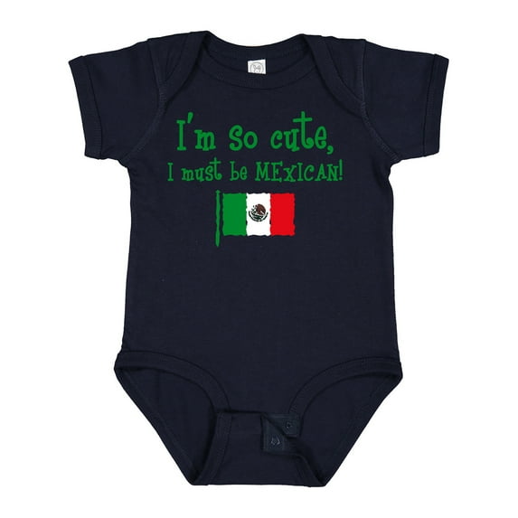 Inktastic So Cute Mexican Boys or Girls Baby Bodysuit