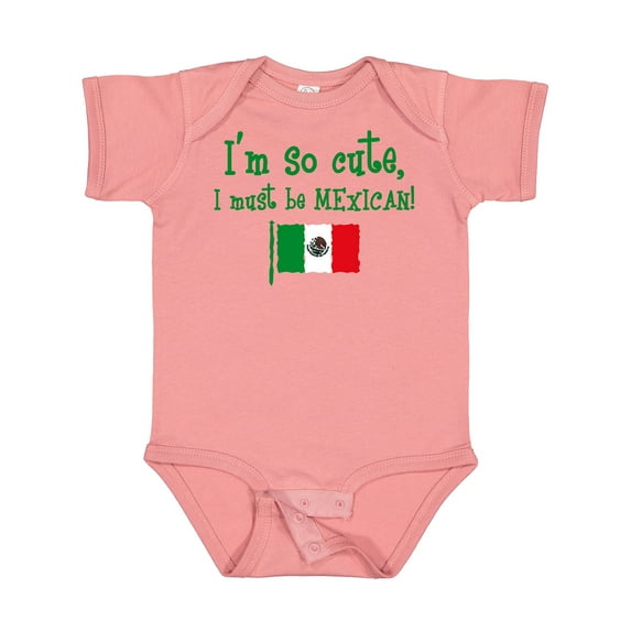 Inktastic So Cute Mexican Boys or Girls Baby Bodysuit