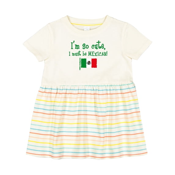 Inktastic So Cute Mexican Girls Baby Dress