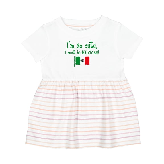 Inktastic So Cute Mexican Girls Baby Dress