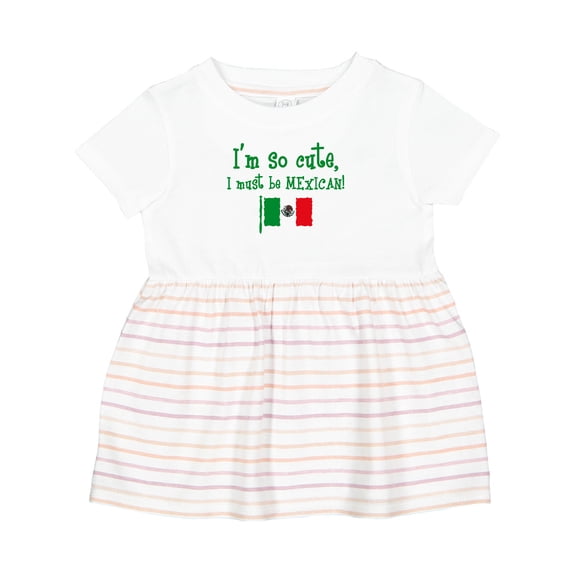 Inktastic So Cute Mexican Girls Baby Dress