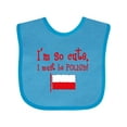 thumbnail image 1 of Inktastic So Cute Polish Boys or Girls Baby Bib, 1 of 4
