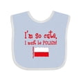 thumbnail image 1 of Inktastic So Cute Polish Boys or Girls Baby Bib, 1 of 4