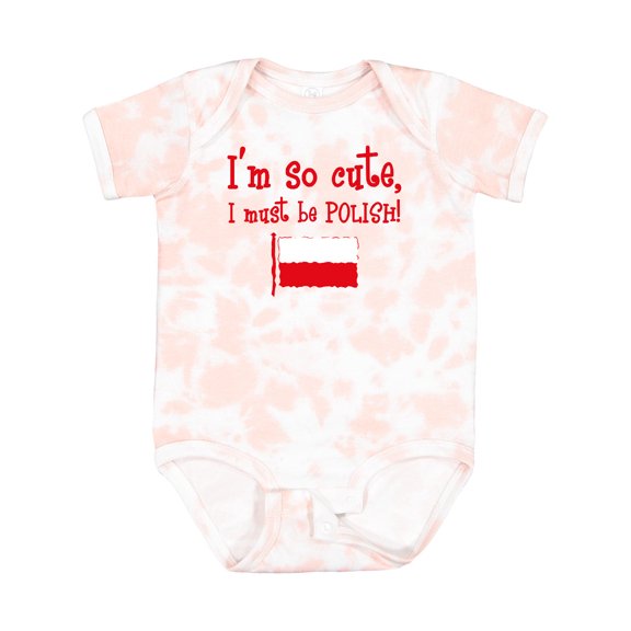 Inktastic So Cute Polish Boys or Girls Baby Bodysuit