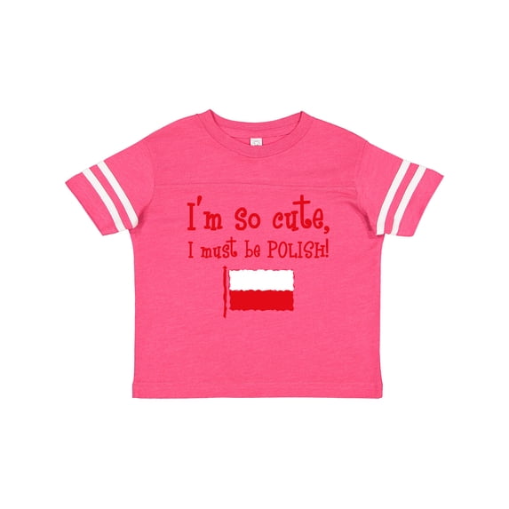 Inktastic So Cute Polish Boys or Girls Toddler T-Shirt