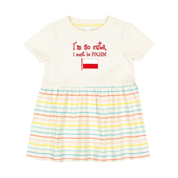 Inktastic So Cute Polish Girls Baby Dress