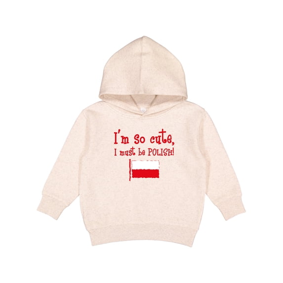 Inktastic So Cute Polish Toddler Hoodie