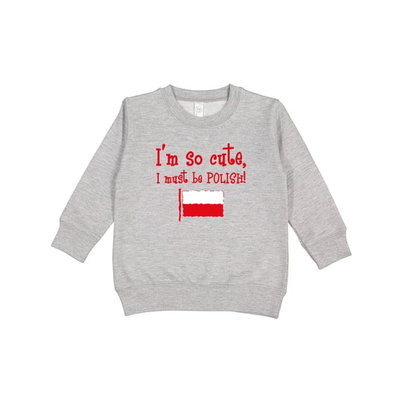 Inktastic So Cute Polish Toddler Sweatshirt