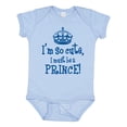 thumbnail image 1 of Inktastic So Cute Prince Boys Baby Bodysuit, 1 of 5