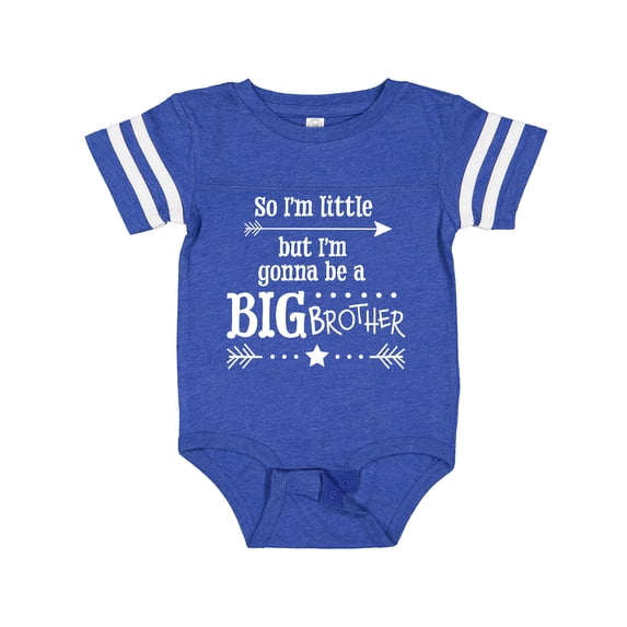 Inktastic So I'm Little, but I'm Going to Be a Big Brother Boys Baby Bodysuit