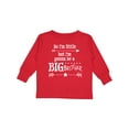 thumbnail image 1 of Inktastic So I'm Little, but I'm Going to Be a Big Brother Boys Long Sleeve Toddler T-Shirt, 1 of 5