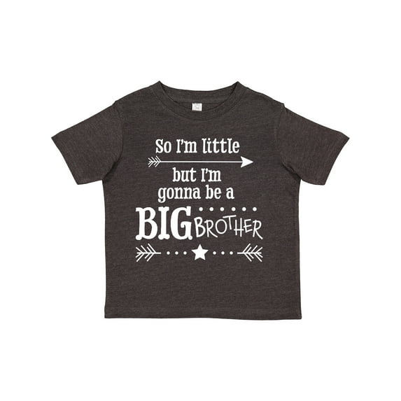 Inktastic So I'm Little, but I'm Going to Be a Big Brother Boys Toddler T-Shirt