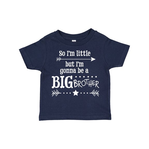 Inktastic So I'm Little, but I'm Going to Be a Big Brother Boys Toddler T-Shirt