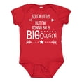 thumbnail image 1 of Inktastic So I'm Little, but I'm Gonna Be a Big Cousin Boys or Girls Baby Bodysuit, 1 of 5