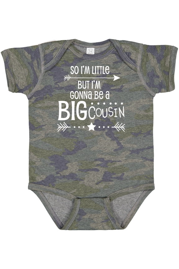 So I'm Little, but I'm Gonna Be a Big Cousin Boys or Girls Baby Bodysuit