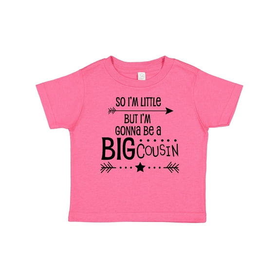 Inktastic So I'm Little, but I'm Gonna Be a Big Cousin Boys or Girls Baby T-Shirt