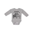 thumbnail image 1 of Inktastic So I'm Little, but I'm Gonna Be a Big Cousin Boys or Girls Long Sleeve Baby Bodysuit, 1 of 5