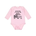 thumbnail image 1 of Inktastic So I'm Little, but I'm Gonna Be a Big Sister Girls Long Sleeve Baby Bodysuit, 1 of 5