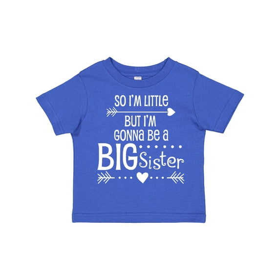 Inktastic So I'm Little, but I'm Gonna Be a Big Sister Girls Toddler T-Shirt