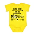 thumbnail image 1 of Inktastic So I'm Little, but I'm Gonna to Be a Big Brother Boys Baby Bodysuit, 1 of 5