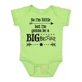 thumbnail image 1 of Inktastic So I'm Little, but I'm Gonna to Be a Big Brother Boys Baby Bodysuit, 1 of 5