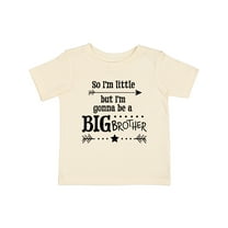 Inktastic So I'm Little, but I'm Gonna to Be a Big Brother Boys Baby T-Shirt