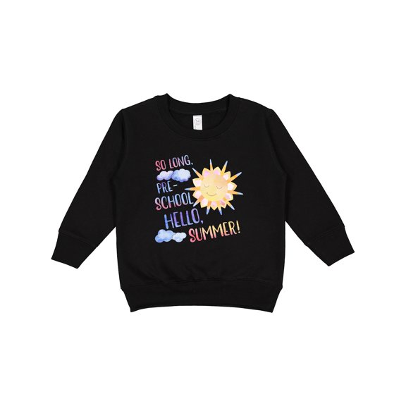 Inktastic So Long, Pre-school Hello, Summer Last Day of School Toddler Sweatshirt