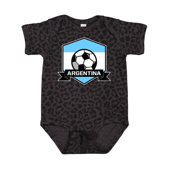 Inktastic Soccer Argentina Flag Banner Boys or Girls Baby Bodysuit