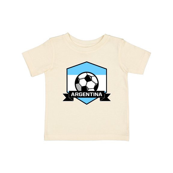 Inktastic Soccer Argentina Flag Banner Boys or Girls Baby T-Shirt