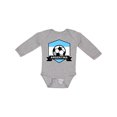 thumbnail image 1 of Inktastic Soccer Argentina Flag Banner Boys or Girls Long Sleeve Baby Bodysuit, 1 of 5