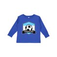 thumbnail image 1 of Inktastic Soccer Argentina Flag Banner Boys or Girls Long Sleeve Toddler T-Shirt, 1 of 5