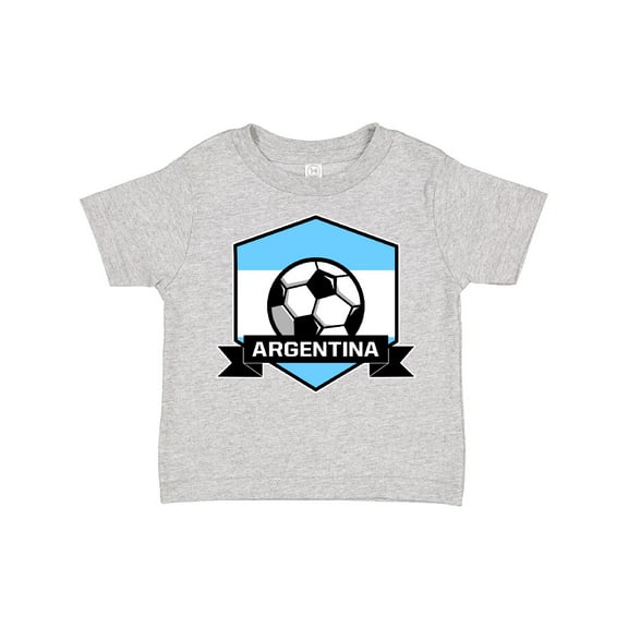 Inktastic Soccer Argentina Flag Banner Boys or Girls Toddler T-Shirt