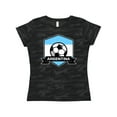 thumbnail image 1 of Inktastic Soccer Argentina Flag Banner Women's T-Shirt, 1 of 5