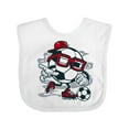 thumbnail image 1 of Inktastic Soccer Ball Boys or Girls Baby Bib, 1 of 4