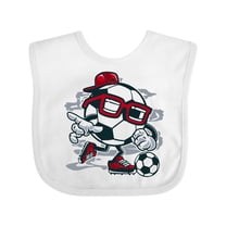 Inktastic Soccer Ball Boys or Girls Baby Bib
