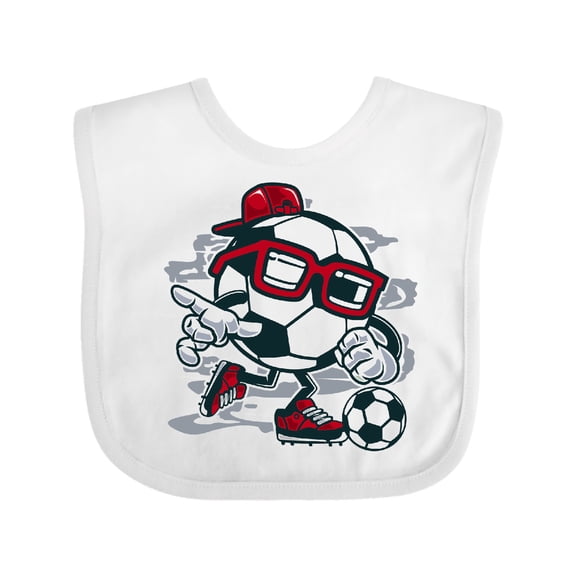 Inktastic Soccer Ball Boys or Girls Baby Bib