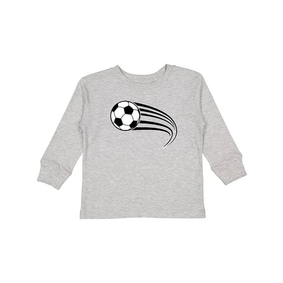 Inktastic Soccer Ball Boys or Girls Long Sleeve Toddler T-Shirt