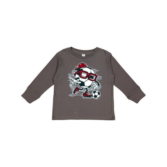 Inktastic Soccer Ball Boys or Girls Long Sleeve Toddler T-Shirt