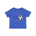 thumbnail image 1 of Inktastic Soccer Ball, Net with American Flag Colors Boys or Girls Baby T-Shirt, 1 of 5