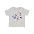 thumbnail image 1 of Inktastic Soccer Ball, Net with American Flag Colors Boys or Girls Baby T-Shirt, 1 of 5