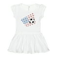 thumbnail image 1 of Inktastic Soccer Ball, Net with American Flag Colors Girls Baby Dress, 1 of 5