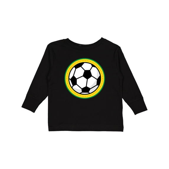 Inktastic Soccer Ball Sports Boys or Girls Long Sleeve Toddler T-Shirt