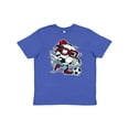 thumbnail image 1 of Inktastic Soccer Ball Youth T-Shirt, 1 of 5